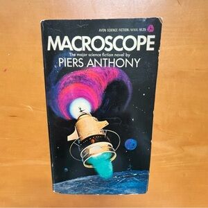 Macroscope Piers Anthony Book 1969 Avon Vintage Science Fiction Novel